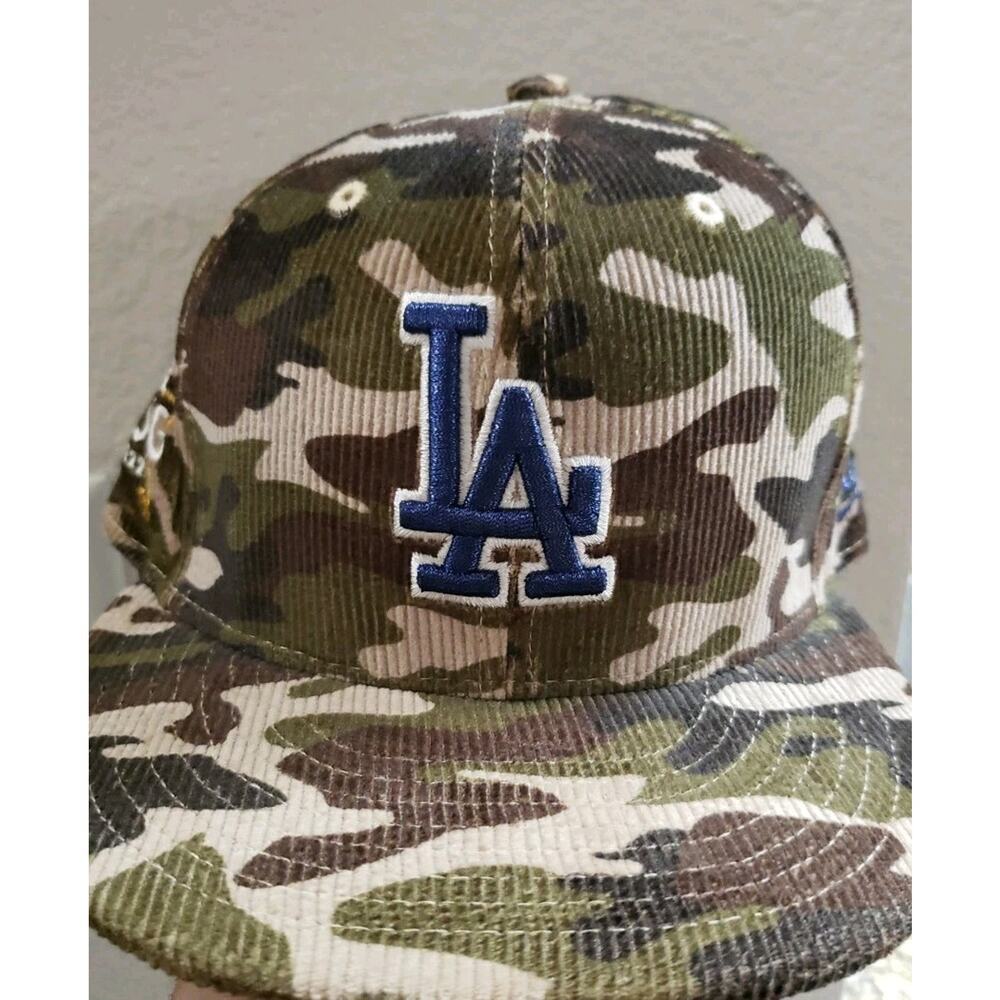 Los Angeles Dodgers Hat Cap 2022 All Star Game 59Fifty Cord Camo 7 1/4 New Era